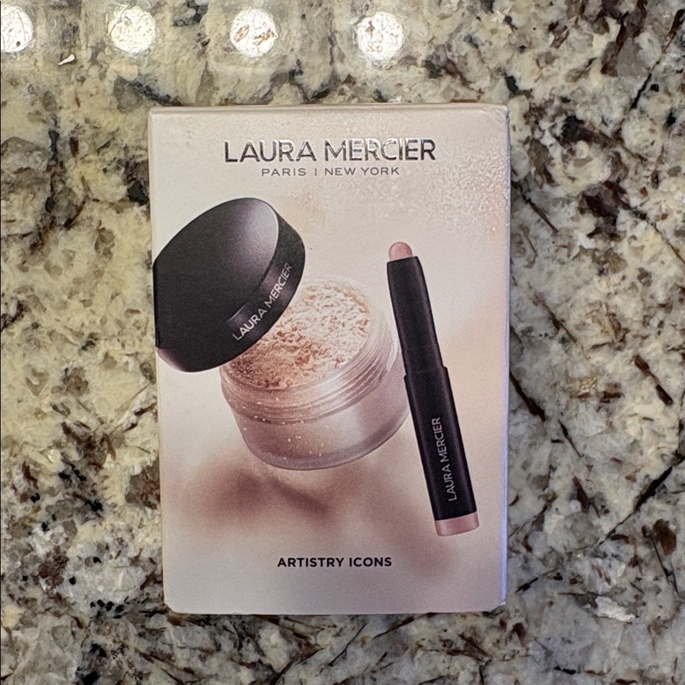NIB Laura Mercier Translucent Loose Setting Powder & Caviar Stick Eye Shadow Set